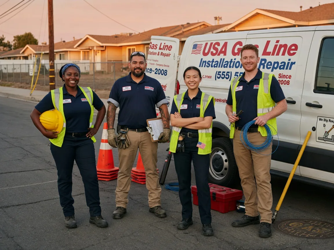 Gas Line Installation company in Guntown, MS